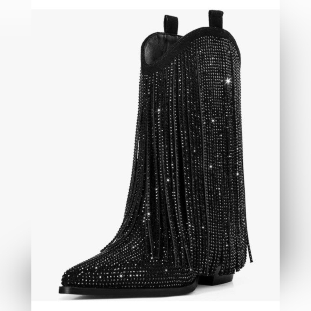 Ouepiano Cowboy Boots for Women Size 10 - Picture 2 of 6